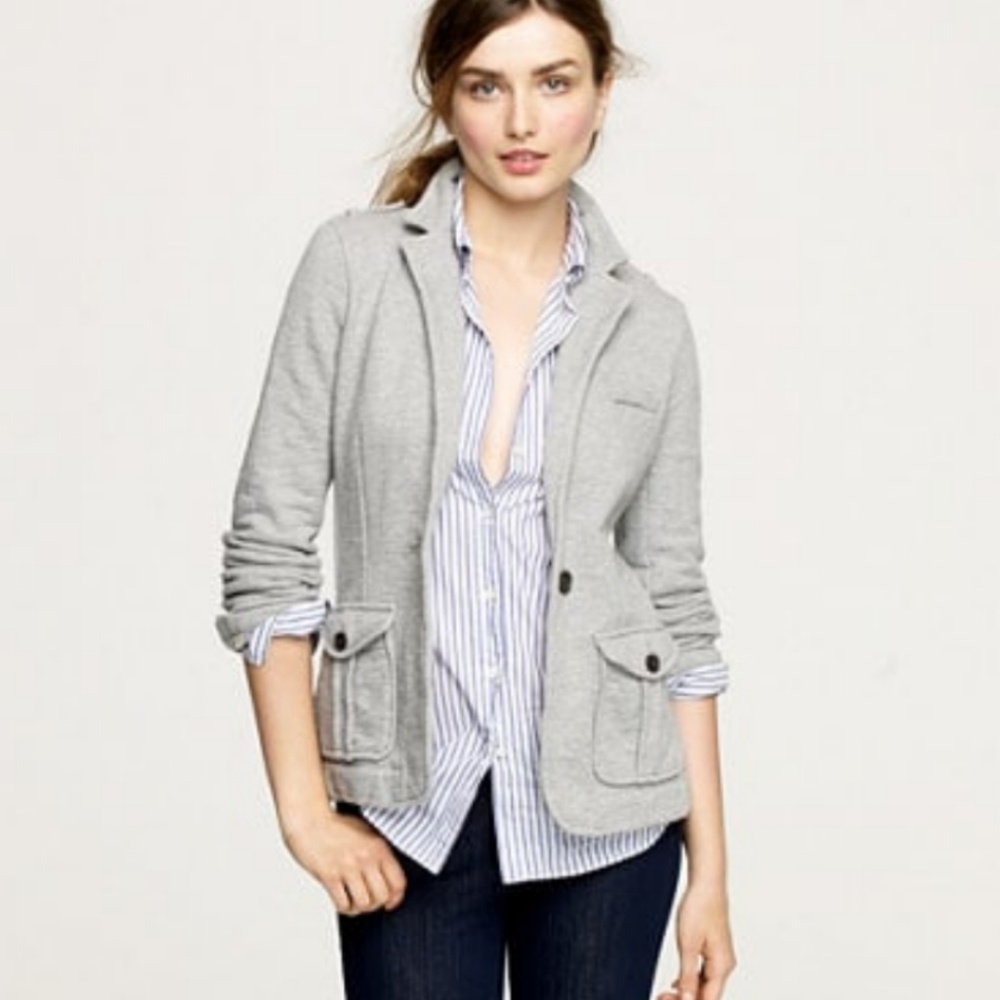 J.Crew Knit Military Blazer